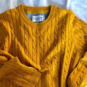 Men’s Racing Green cable knit sweater size M